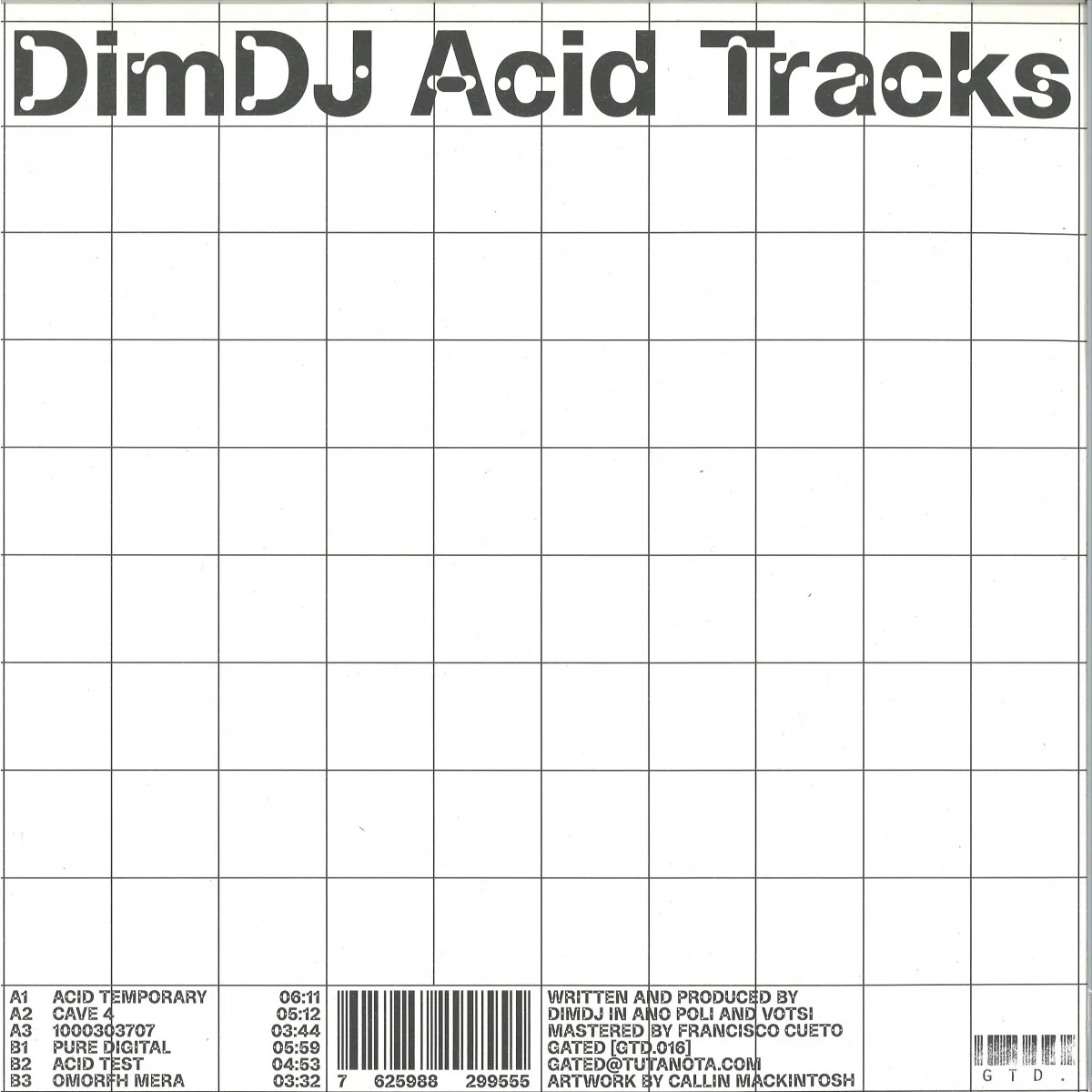 Back cover — Dimdj — Acid Tracks