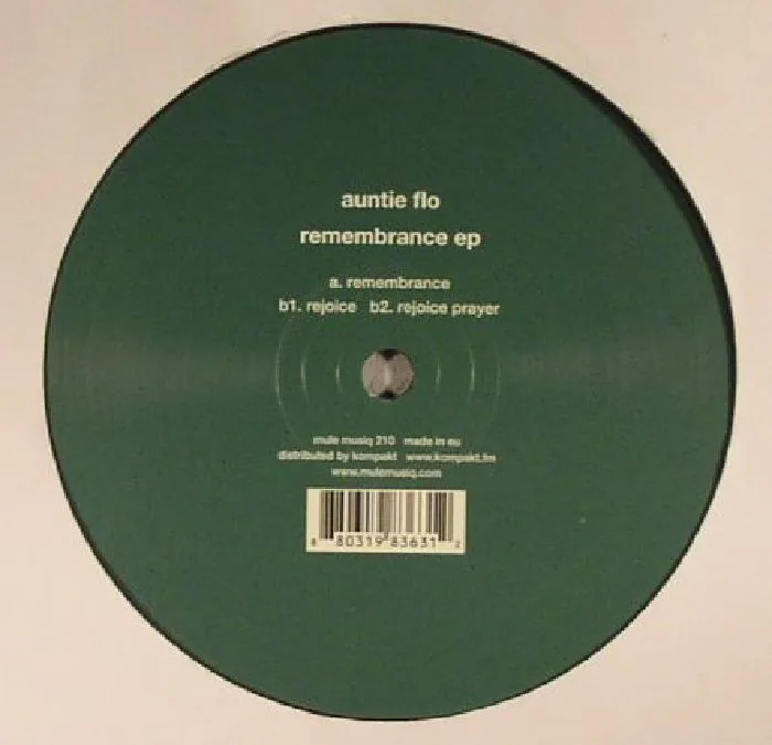 Лицевая сторона обложки — AUNTIE FLO — Remembrance EP