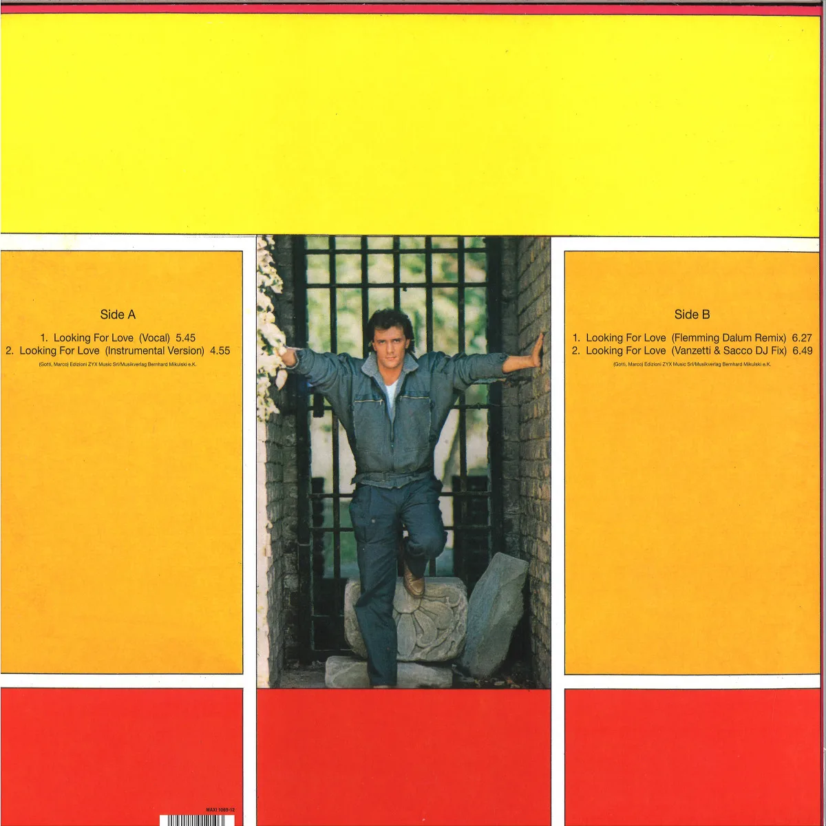 Back cover — Mauro Micheloni&F.m. Band — Looking For Love LP