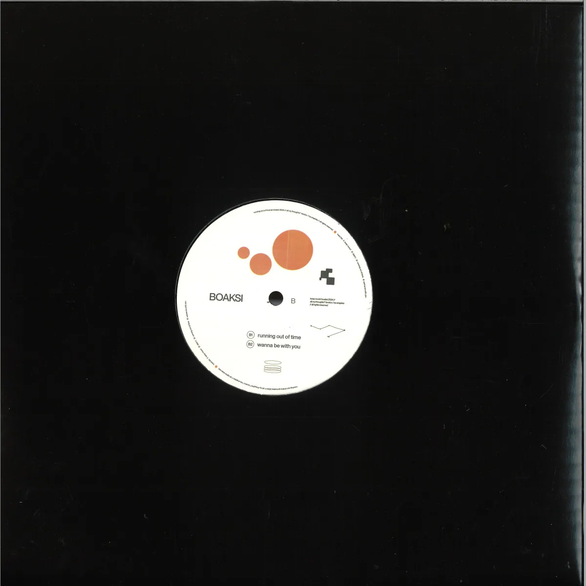 Back cover — Boaksi — Keep Movin'