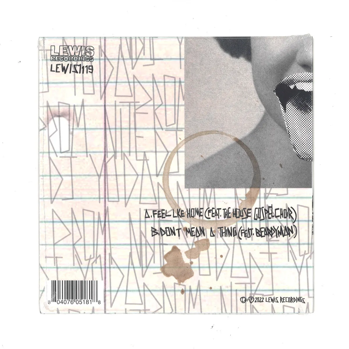 Back cover — Dj Yodaft.House Gospel Choir — Feel Like Home