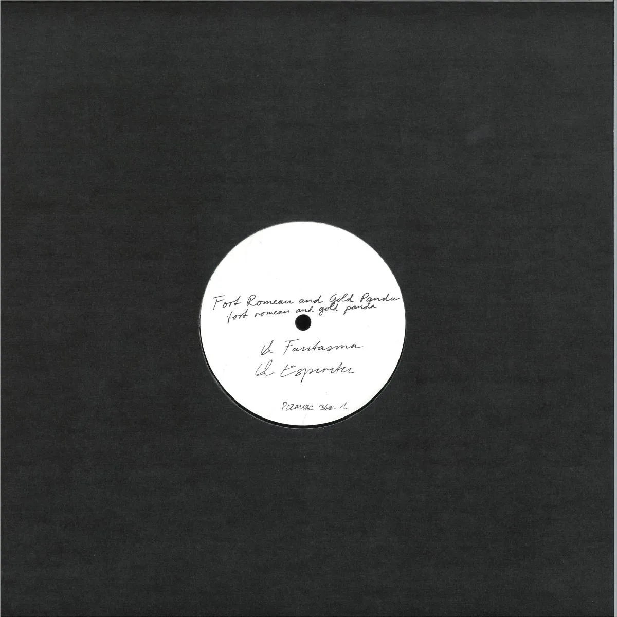 Back cover — Fort Romeau & Gold Panda — El Fantasma / El Espíritu