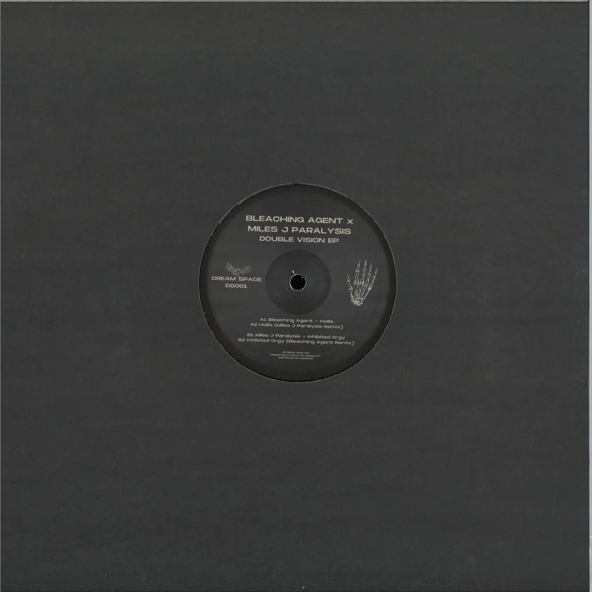 Обратная сторона обложки — Bleaching Agent x Miles J Paralysis — Double Vision EP