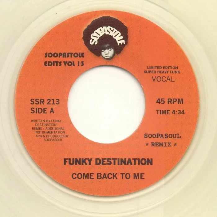 FUNKY DESTINATION — Come Back To Me (reissue)