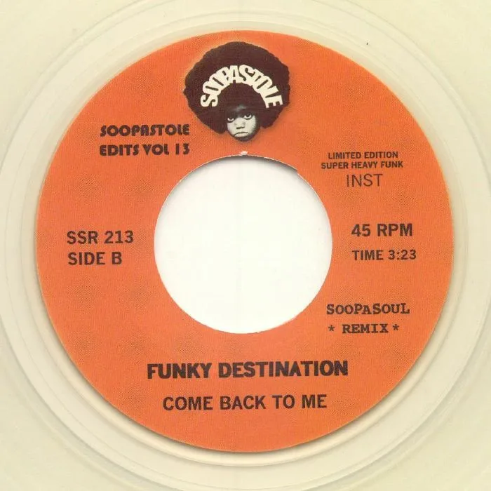 Обратная сторона обложки — FUNKY DESTINATION — Come Back To Me (reissue)