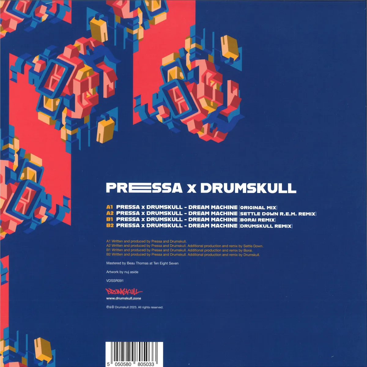 Обратная сторона обложки — Pressa&Drumskull — Dream Machine