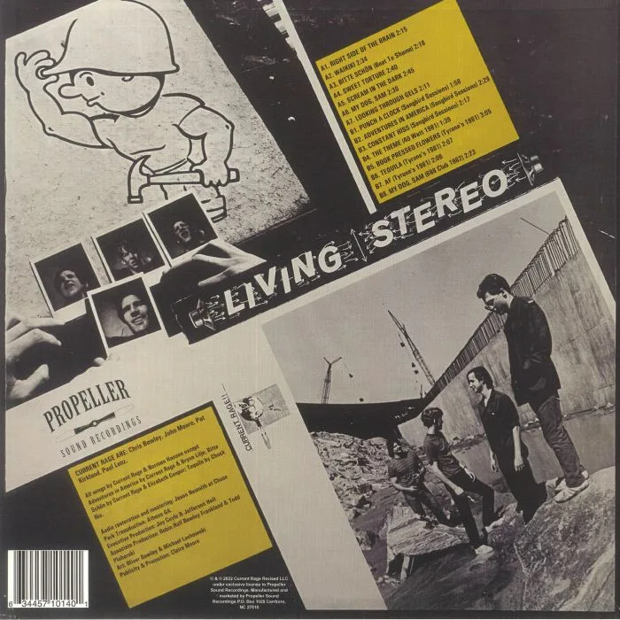Back cover — CURRENT RAGE — Seven Songs (40th Anniversary Edition) (remastered)