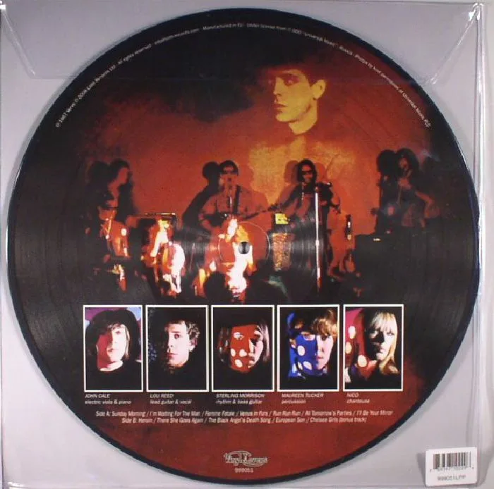 Back cover — The VELVET UNDERGROUND / NICO — The Velvet Underground & Nico (reissue)
