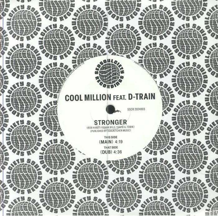 Обратная сторона обложки — COOL MILLION feat D TRAIN — Stronger