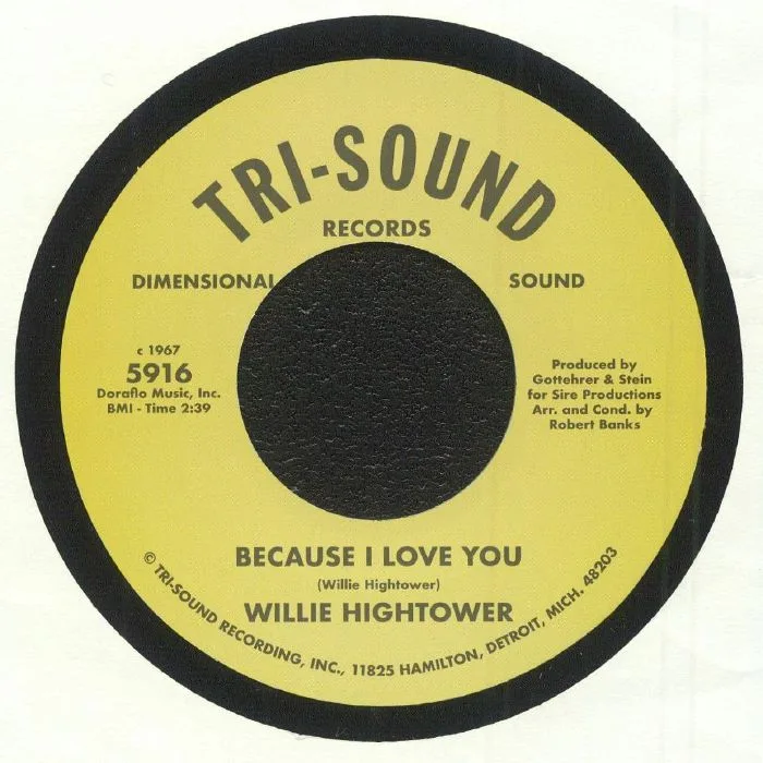 Обратная сторона обложки — Ed Crook / Willie Hightower — no title (7")