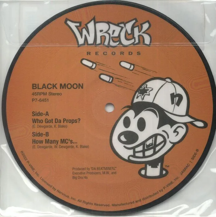 Обратная сторона обложки — BLACK MOON — Who Got Da Props?