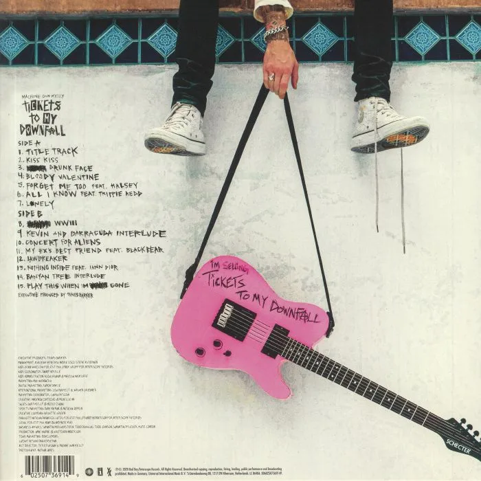 Back cover — MACHINE GUN KELLY — Tickets To My Downfall
