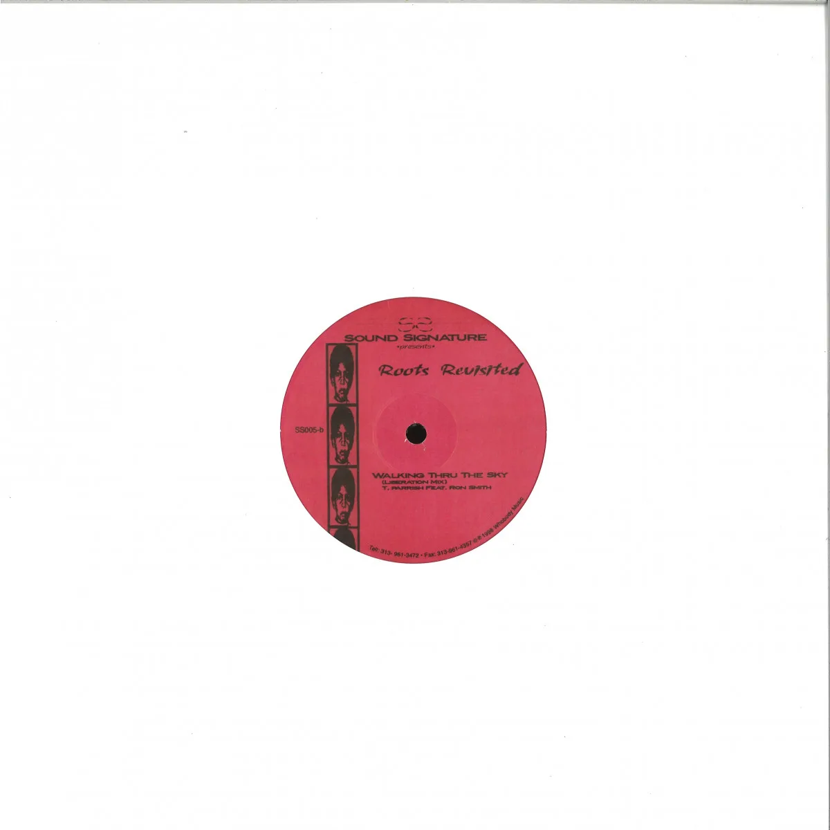 Back cover — Theo Parrish — Roots Revisited / Walking Thru