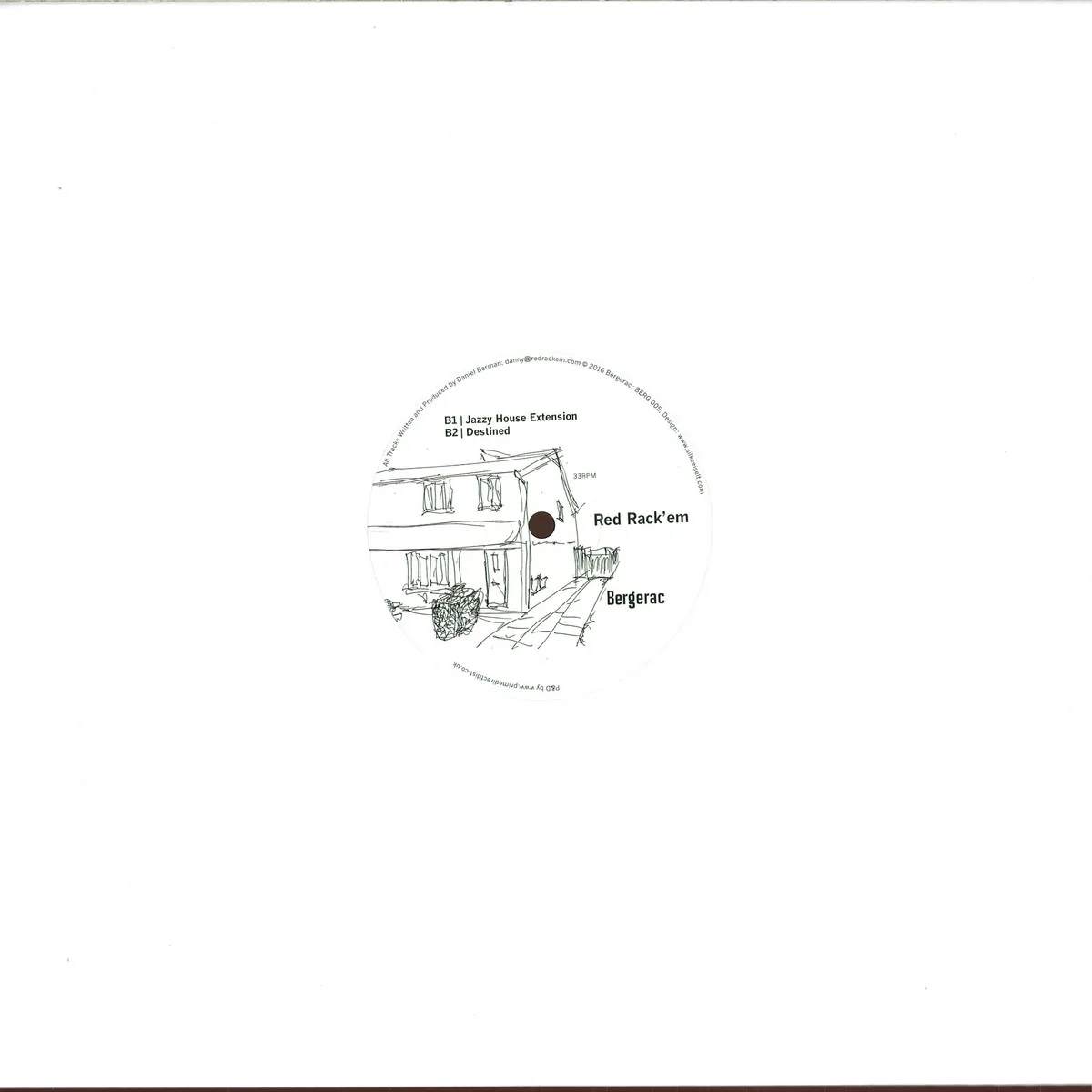 Back cover — Red Rack'em — Wonky Bassline Disco Banger