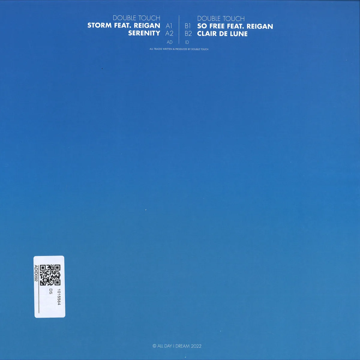 Back cover — Double Touch — Storm EP