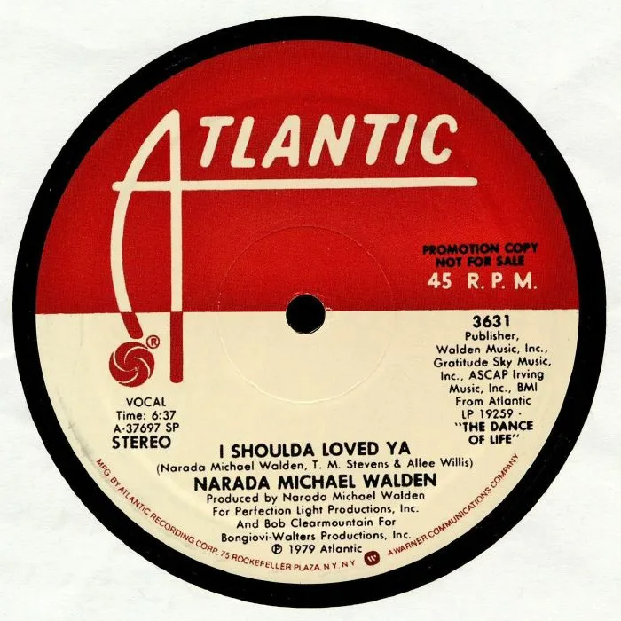 Narada Michael WALDEN — I Shoulda Loved Ya