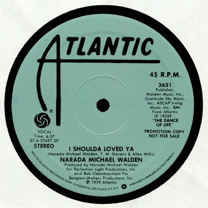 Обратная сторона обложки — Narada Michael WALDEN — I Shoulda Loved Ya