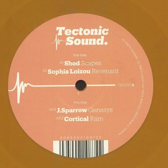 Front cover — SHED / SOPHIA LOIZOU / J SPARROW / CORTICAL — Tectonic Sound Part 5