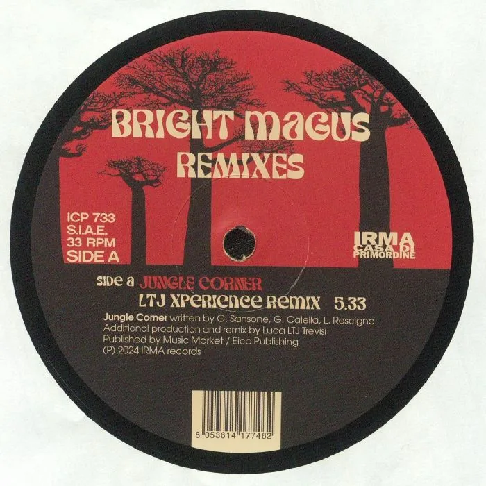Лицевая сторона обложки — BRIGHT MAGUS — Remixes