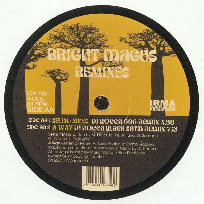 Обратная сторона обложки — BRIGHT MAGUS — Remixes