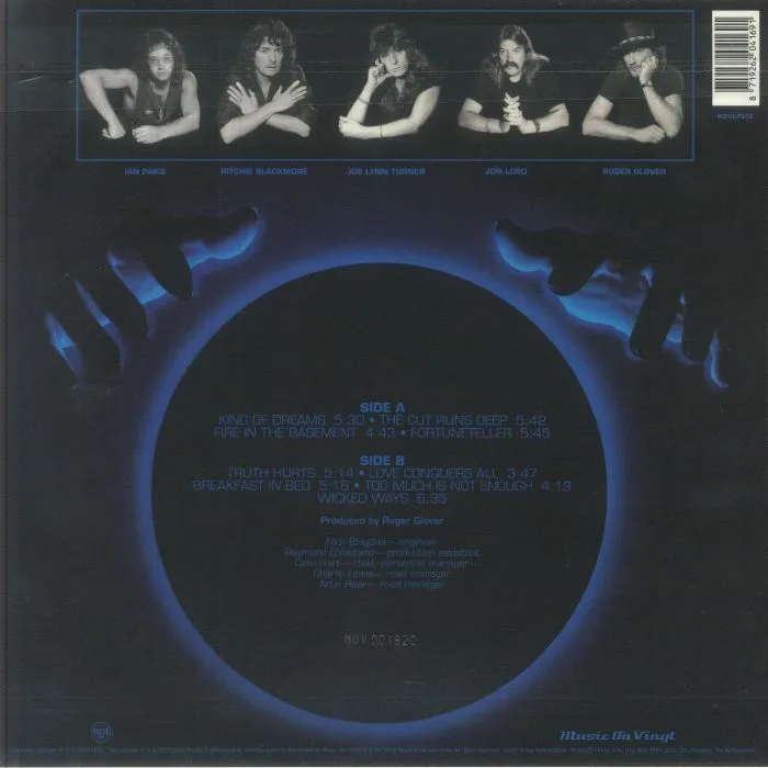 Обратная сторона обложки — DEEP PURPLE — Slaves & Masters (35th Anniversary Edition)