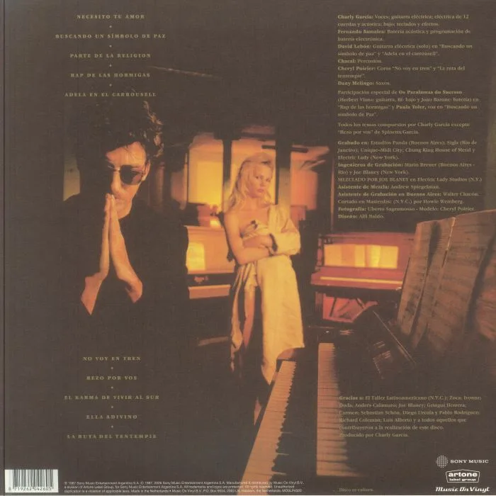 Обратная сторона обложки — Charly GARCIA — Parte De La Religion (reissue)