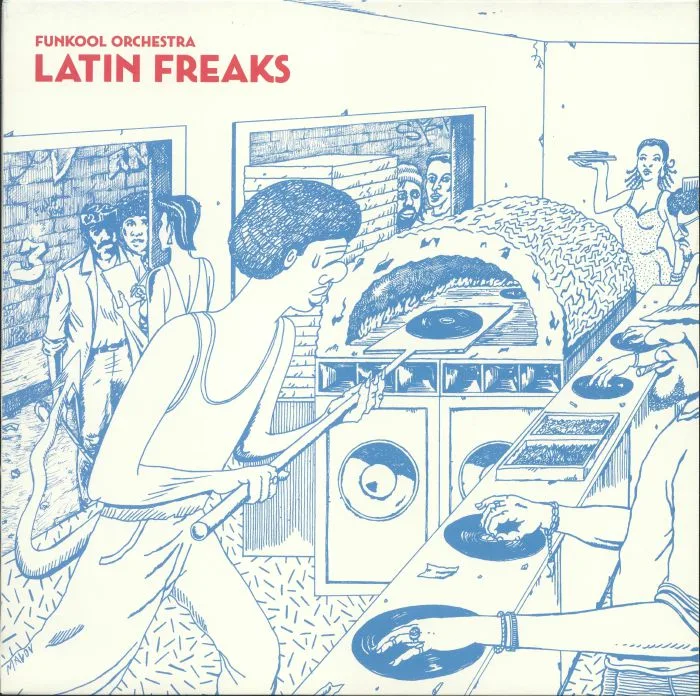 Лицевая сторона обложки — FUNKOOL ORCHESTRA — Latin Freaks