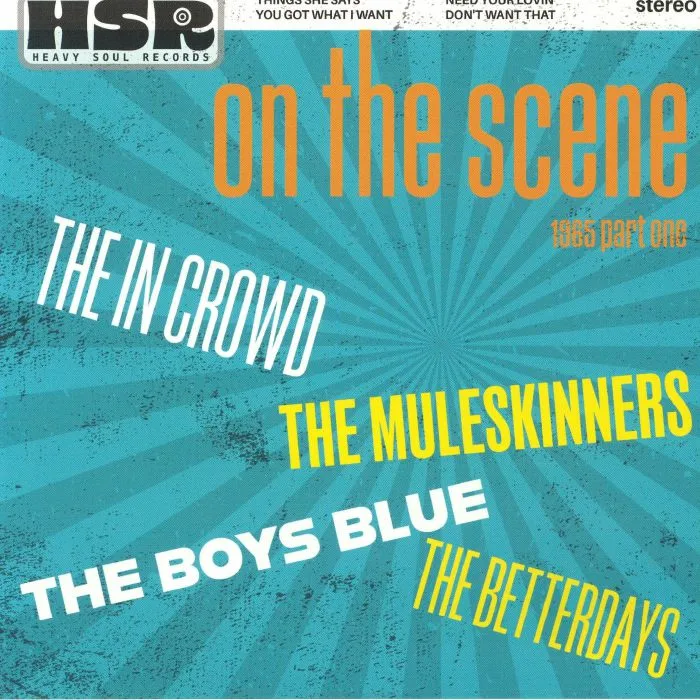 The IN CROWD / THE MULESKINNER / THE BOYS RULE / THE BETTERDAYS — On The Scene 1965 Part One