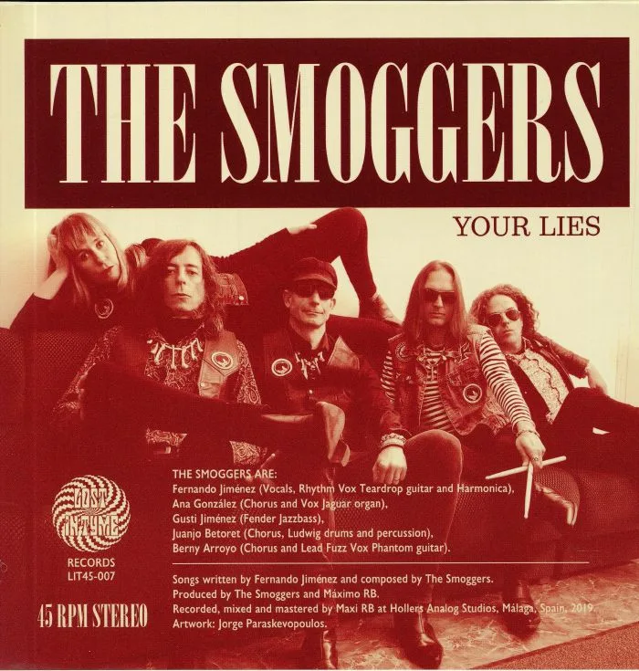 Обратная сторона обложки — The SMOGGERS — Tonight