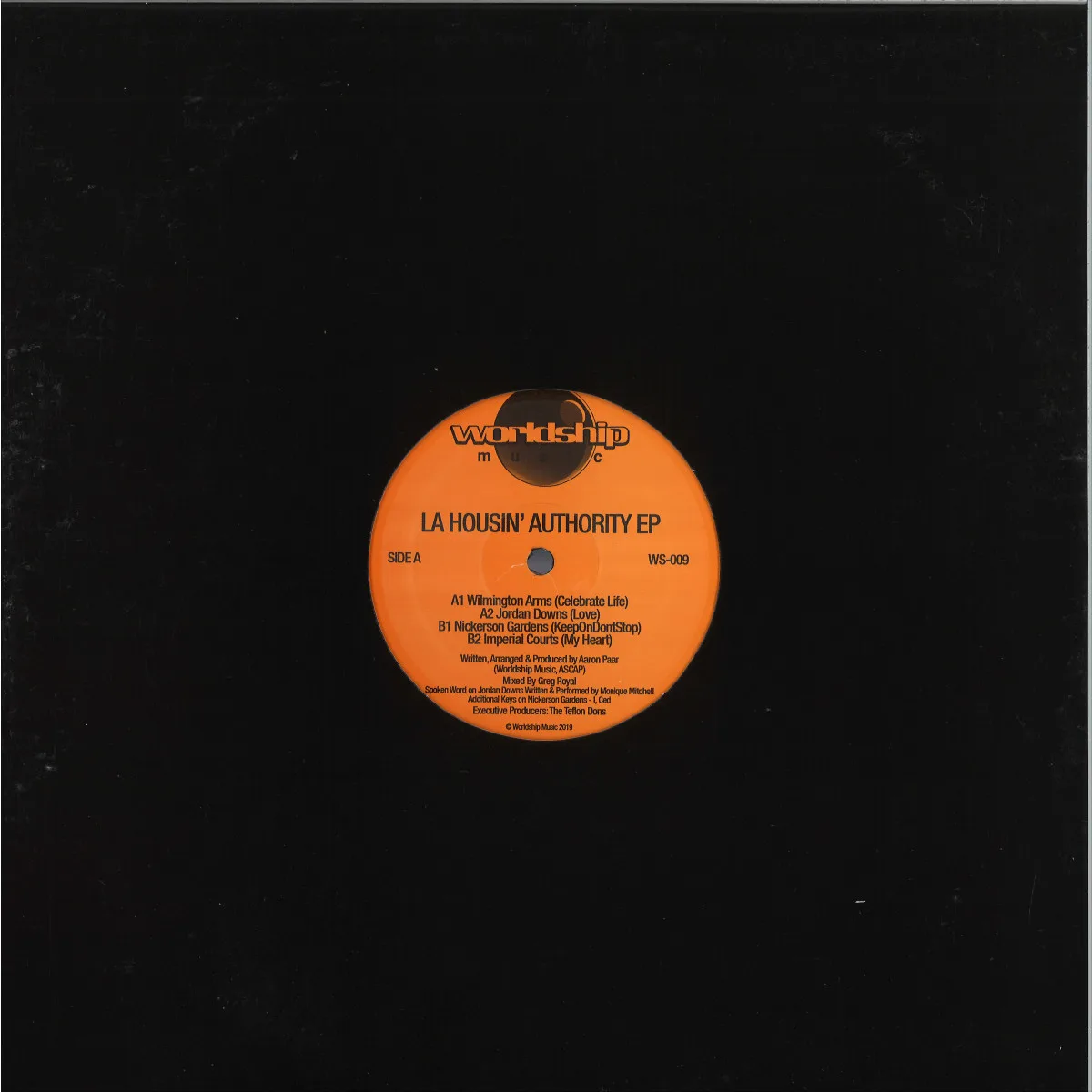 Back cover — La Housin Authority — LA Housin Authority EP