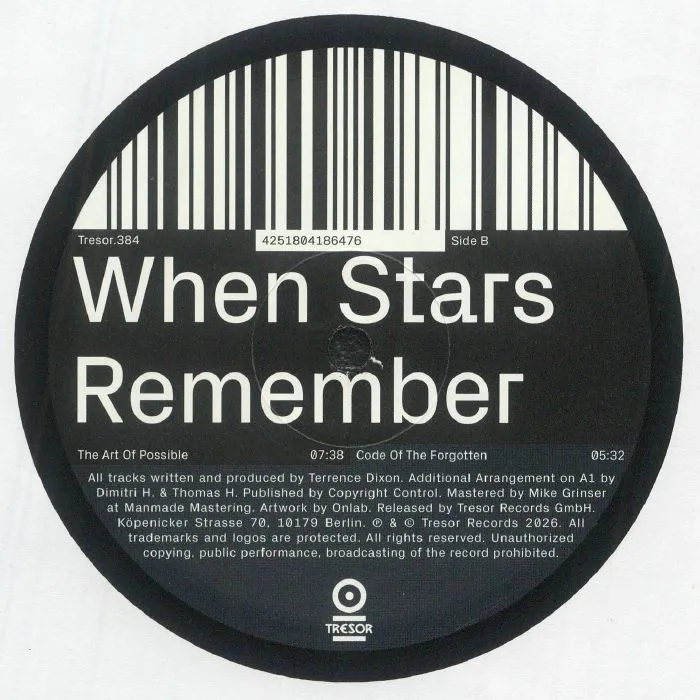 Обратная сторона обложки — Terrence DIXON — When Stars Remember