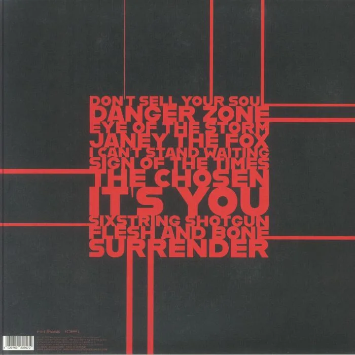 Back cover — MICHAEL SCHENKER GROUP — Don't Sell Your Soul