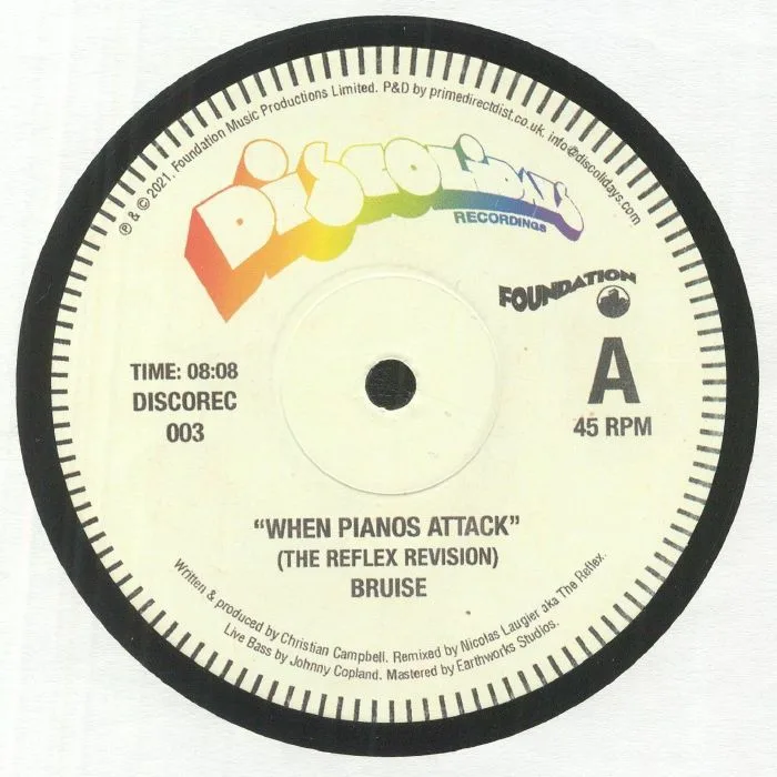 BRUISE / LOU HAYTER — When Pianos Attack (The Reflex revisions)