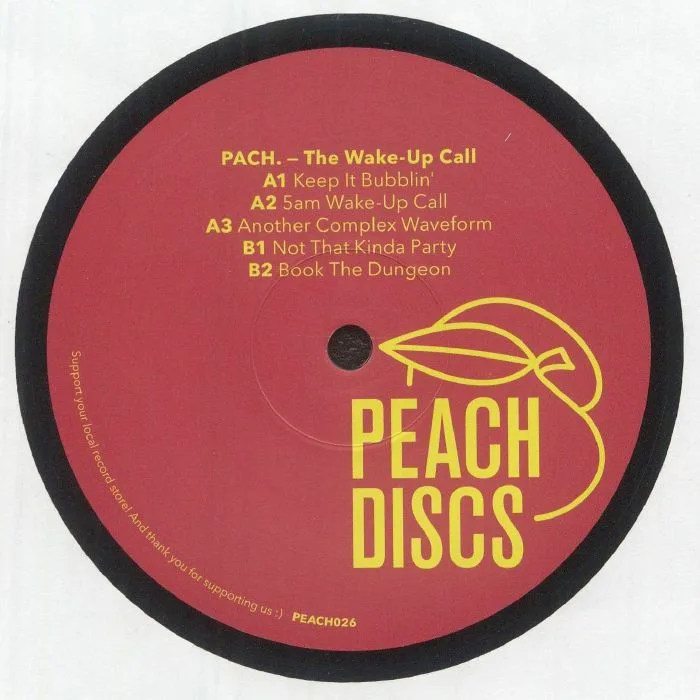 Back cover — PACH — The Wake Up Call