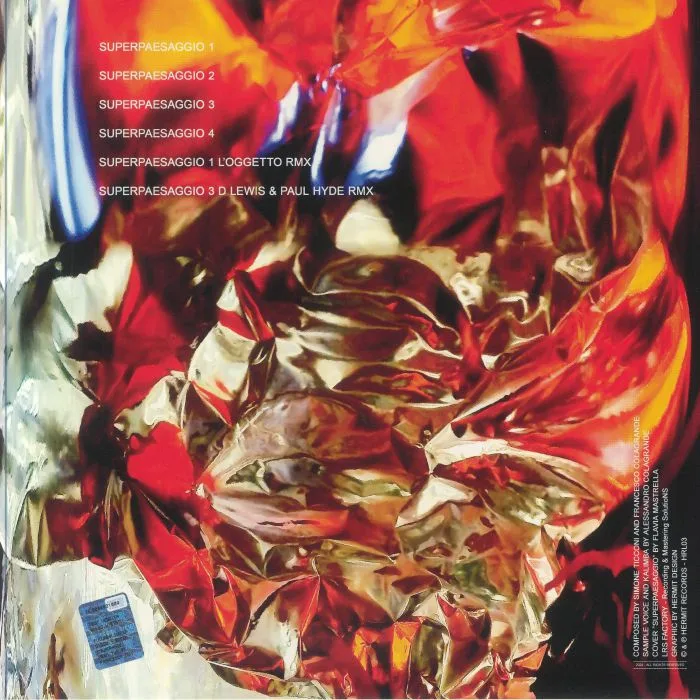 Back cover — FUTURESLOWDUBDISCO — Superpaesaggio
