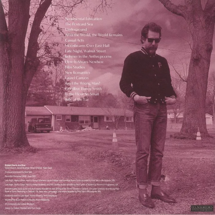 Back cover — BROKEN HEARTS ARE BLUE — Dark Whimsy & Soft Surrealism