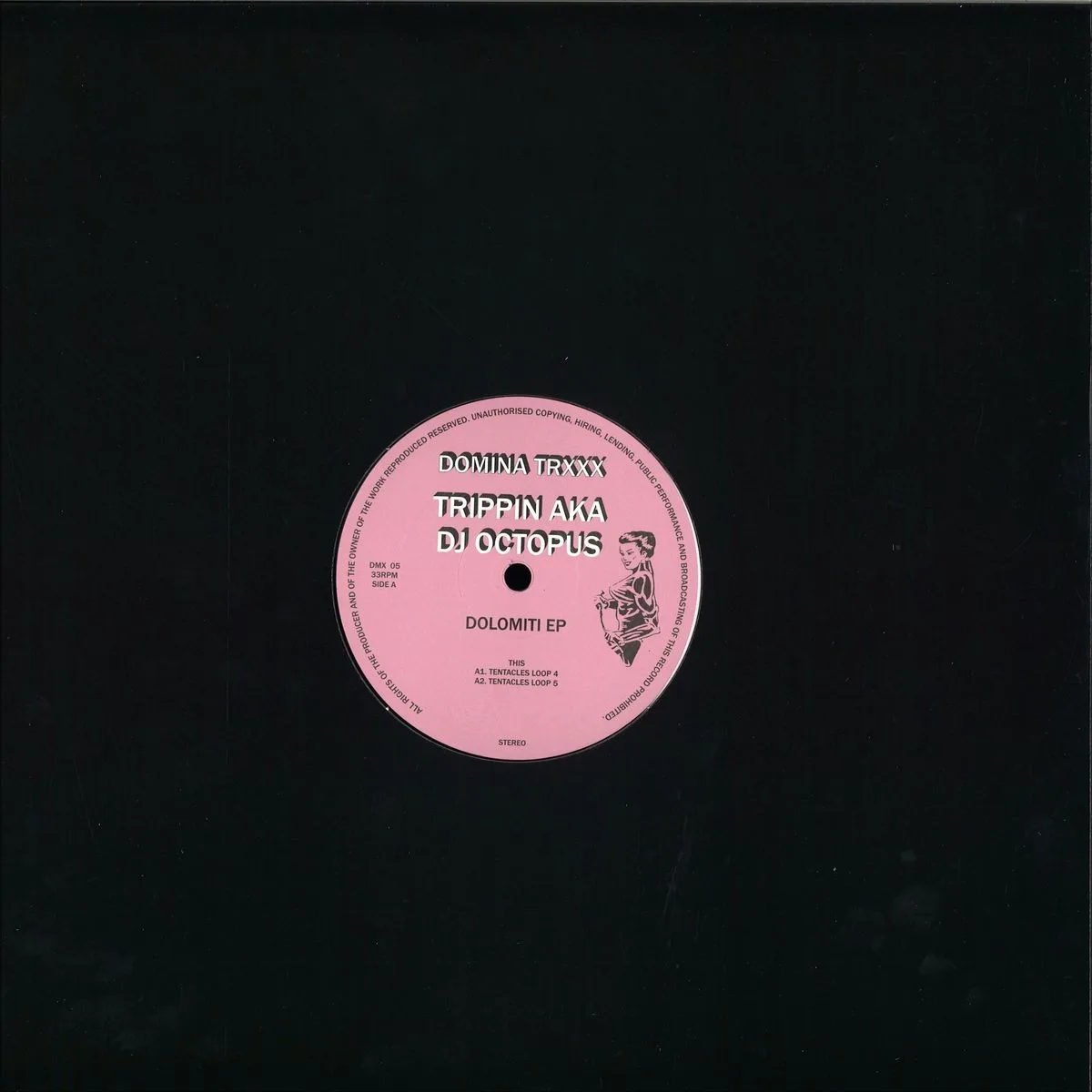Back cover — Trippin Aka Dj Octopus — Dolomiti Ep