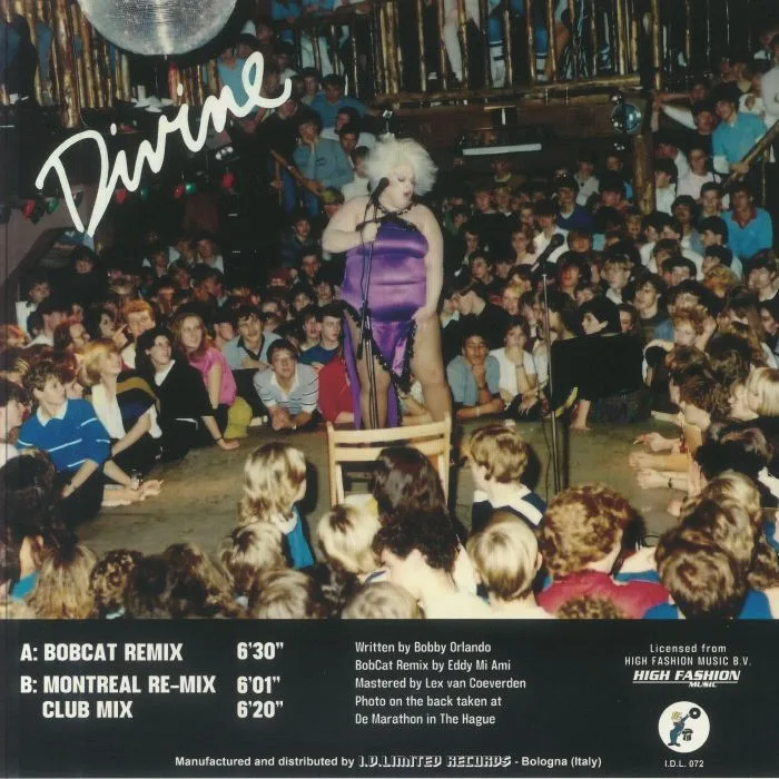 Обратная сторона обложки — DIVINE — Shout It Out (reissue)
