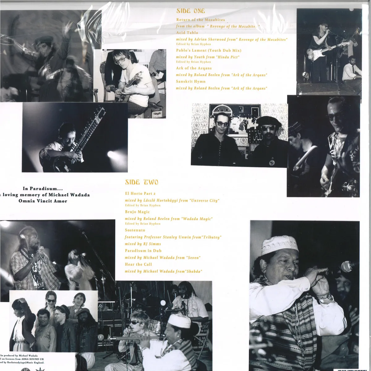 Back cover — Revelation XVII — Suns Of Arqa EP