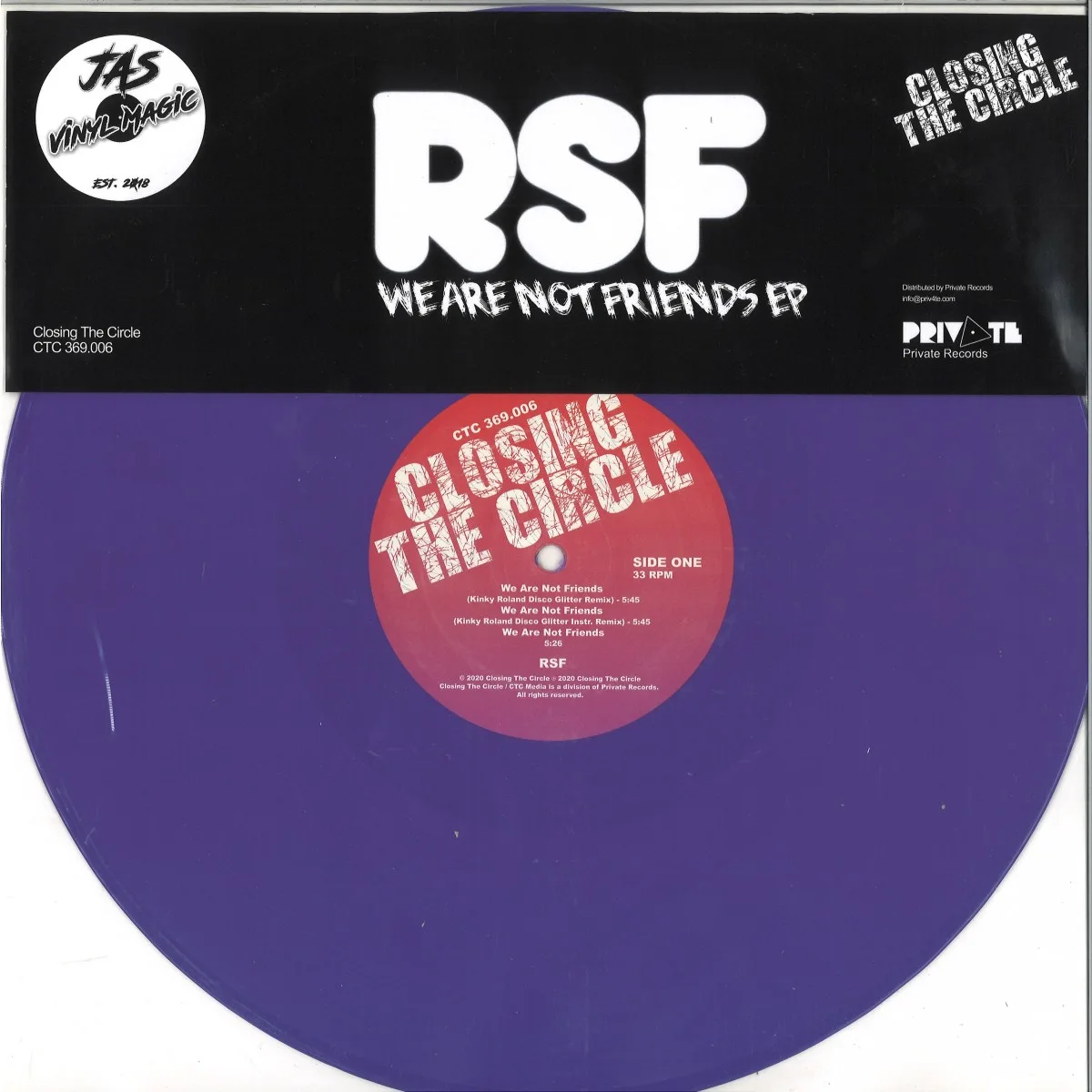 Rsf — We Are Not Friends EP