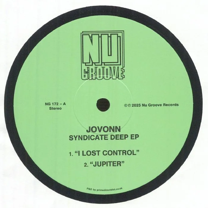 Front cover — JOVONN — Syndicate Deep EP