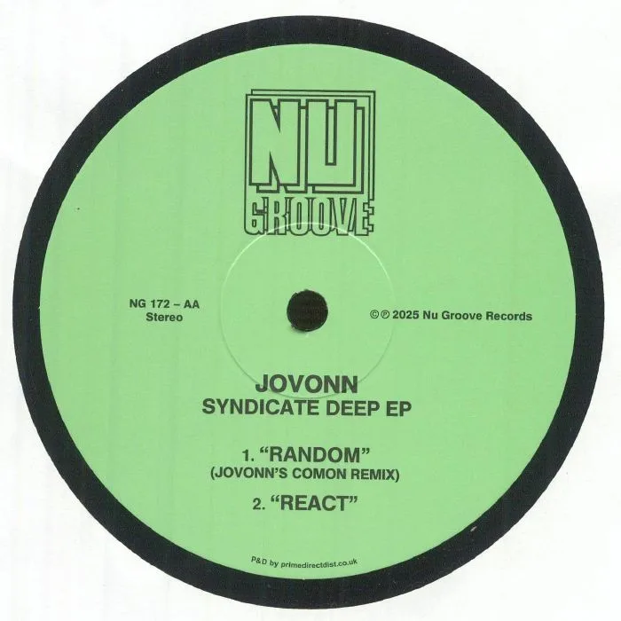 Back cover — JOVONN — Syndicate Deep EP
