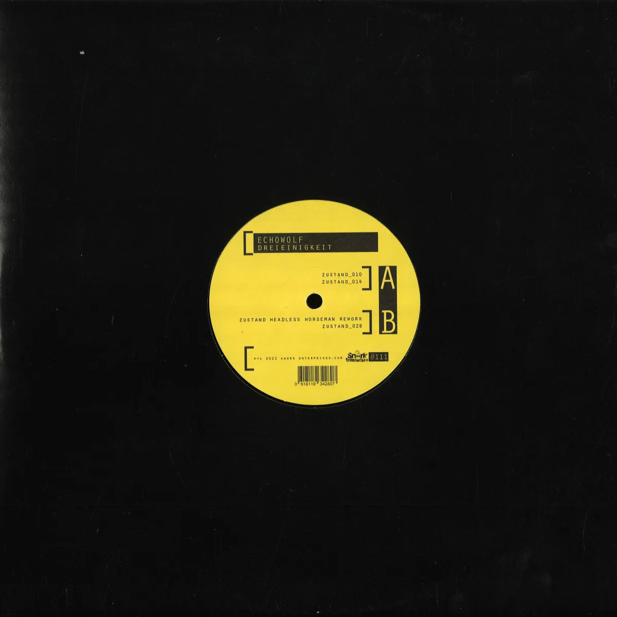 Back cover — Echowolf — Dreieinigkeit