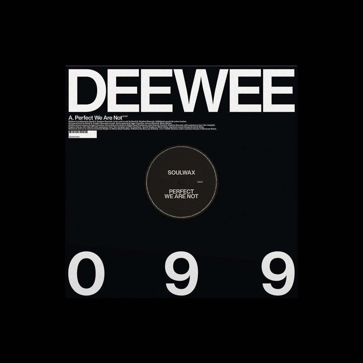 Back cover — Soulwax — Perfect We Are Not
