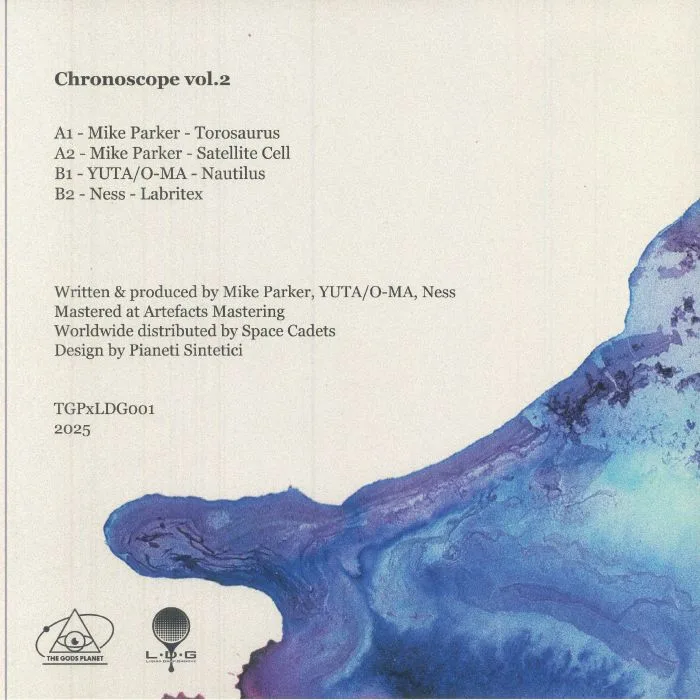 Обратная сторона обложки — Mike PARKER / YUTA / O MA / NESS — Chronoscope Vol 2