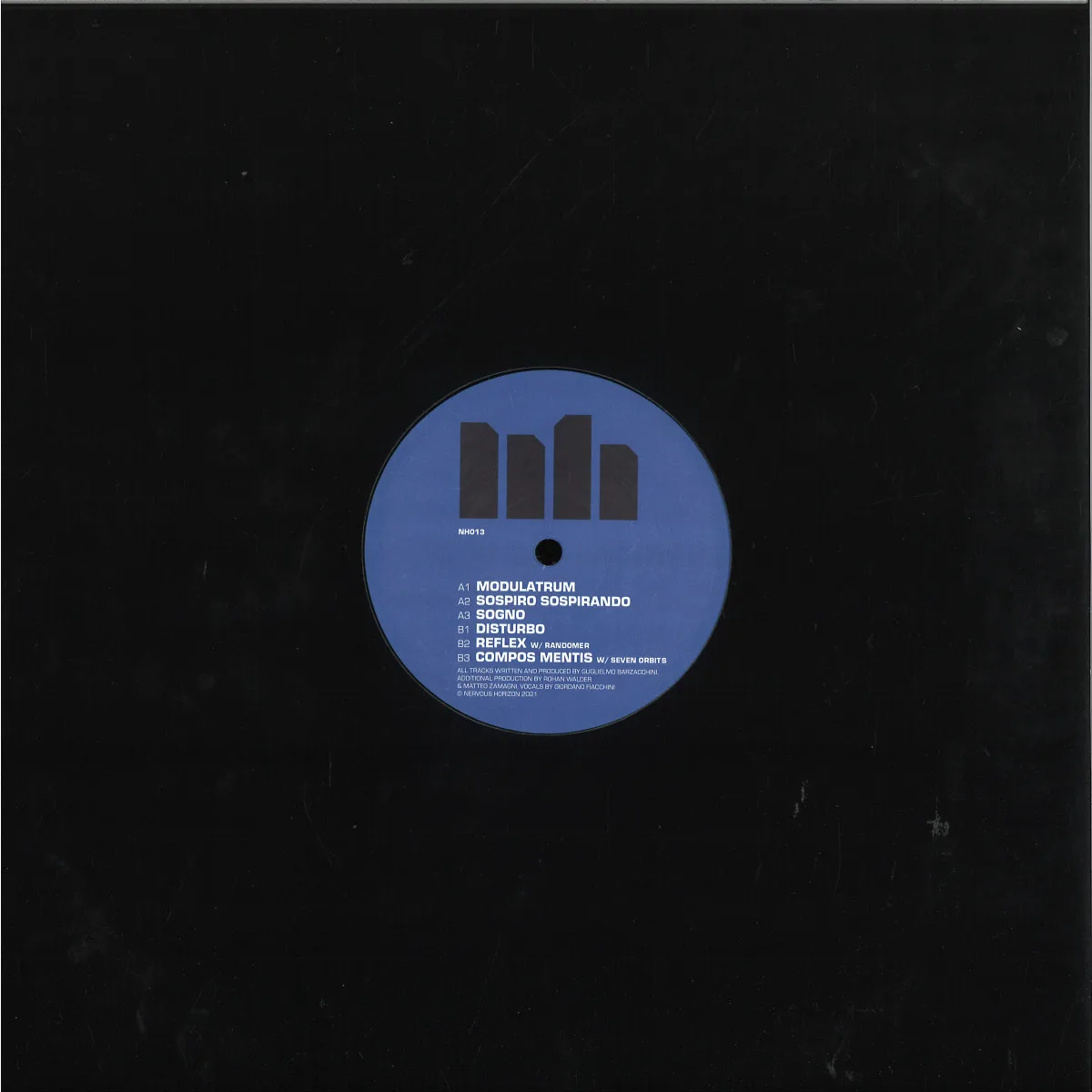 Back cover — Tsvi — SOGNO EP