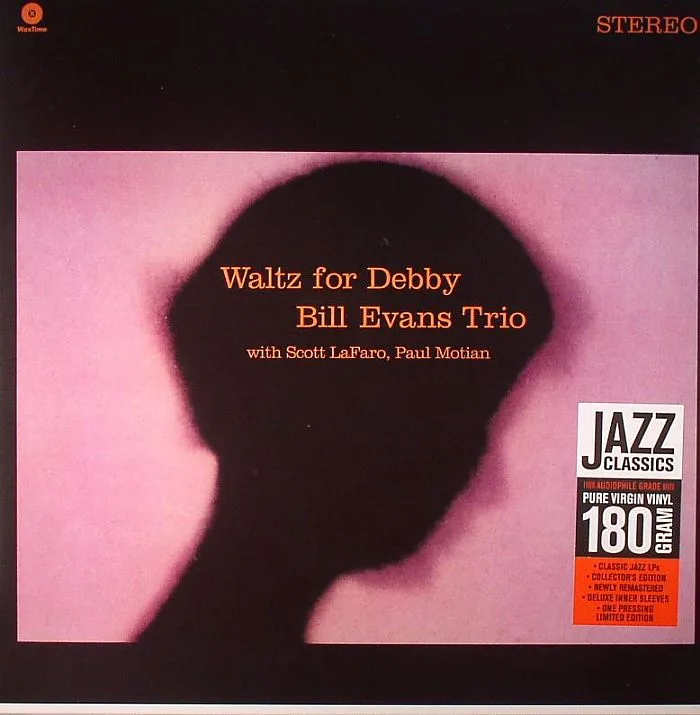 Лицевая сторона обложки — BILL EVANS TRIO — Waltz For Debby