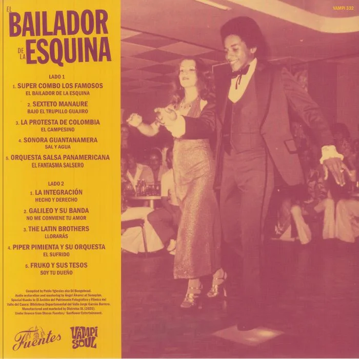 Back cover — VARIOUS — El Bailador De La Esquina