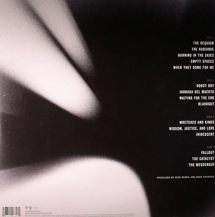 Back cover — LINKIN PARK — A Thousand Suns