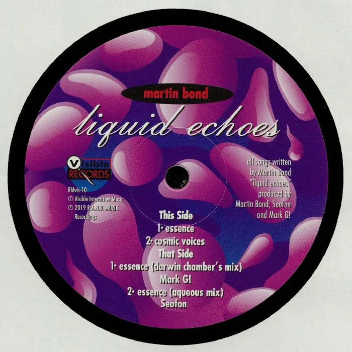Front cover — Martin BOND — Liquid Echoes (remastered)